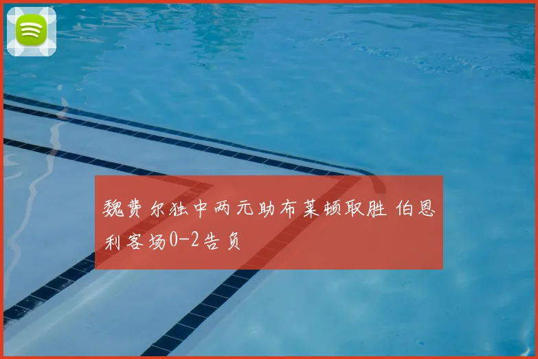 魏费尔独中两元助布莱顿取胜 伯恩利客场0-2告负