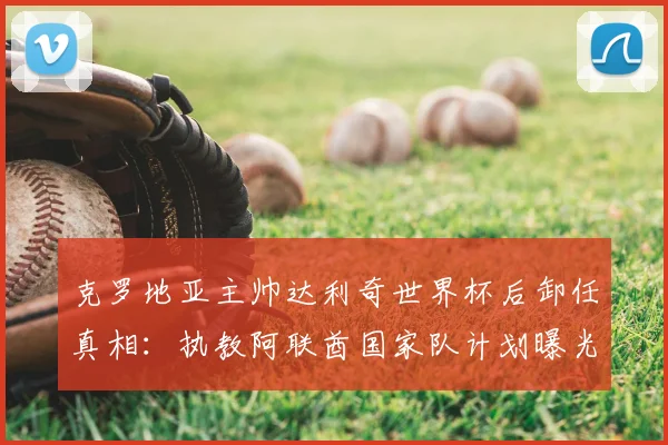 克罗地亚主帅达利奇世界杯后卸任真相:执教阿联酋国家队计划曝光,国家队帅位更迭时间表解读
